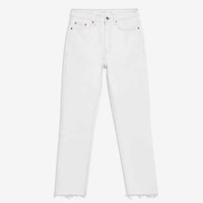 Off White Straight Jeans from Topshop