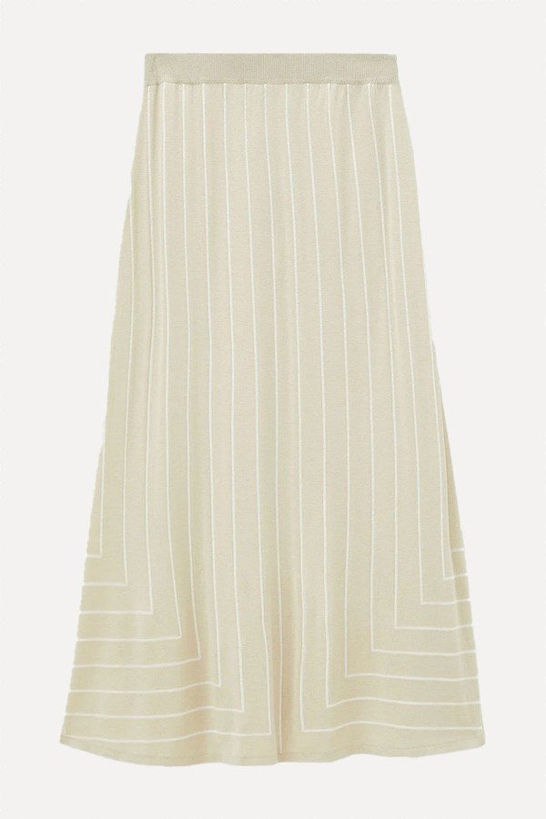 Geometric Jacquard Silk Blend Skirt from Joseph