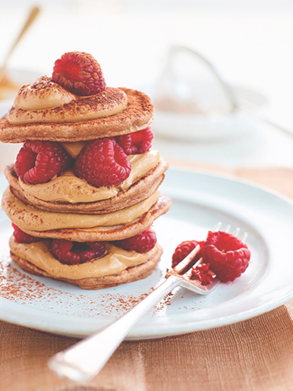 Coffee & Amaretto Mini Pancake Stack