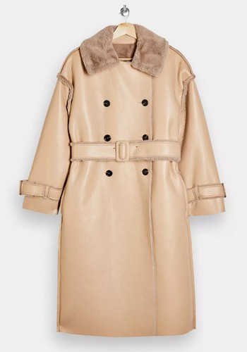 Mink Reversible Faux Fur Coat