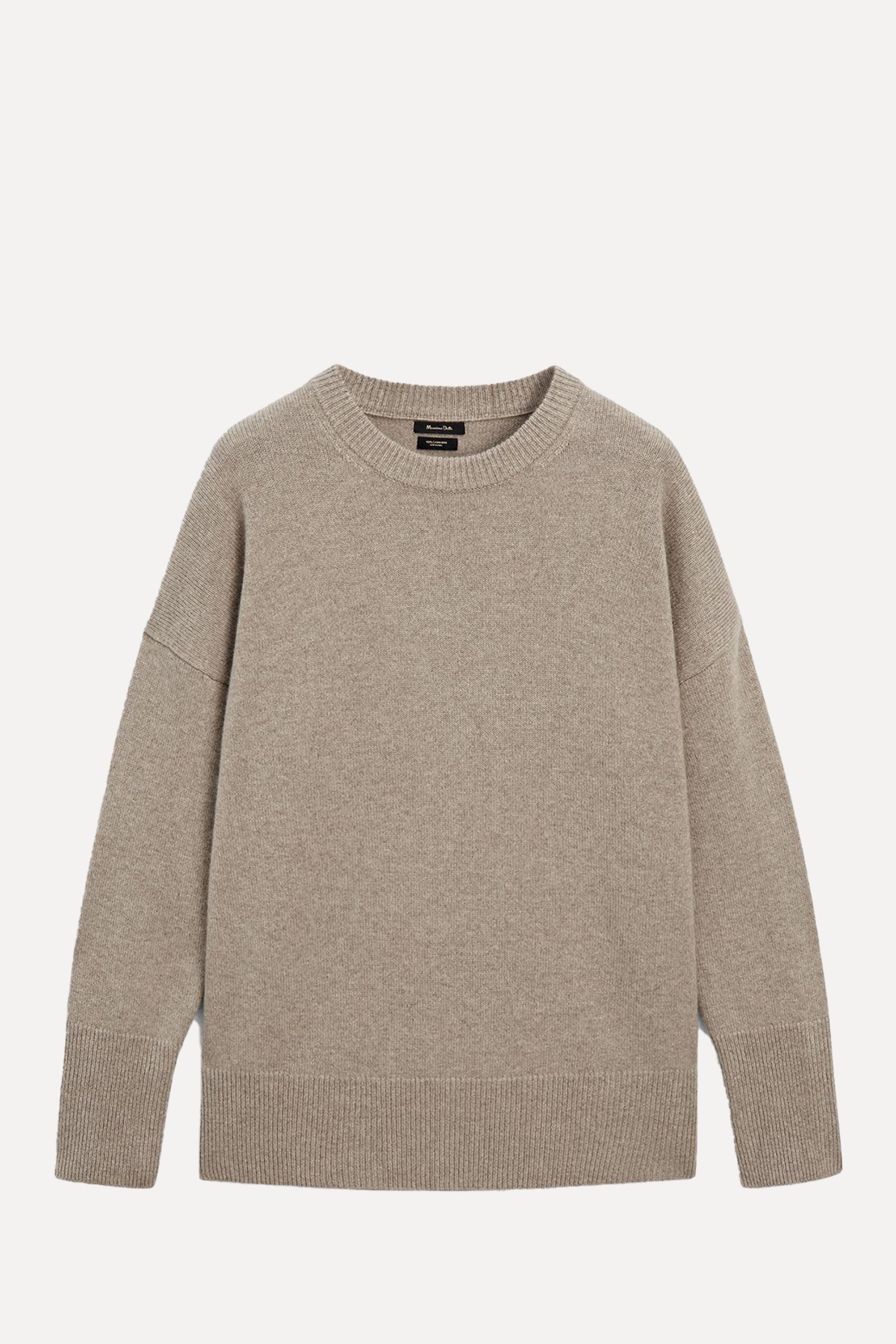 100% Cashmere Oversize Knit Sweater from Massimo Dutti