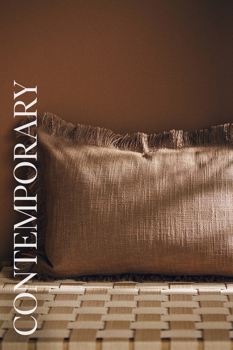 Slub Weave Cushion Cover from H&M