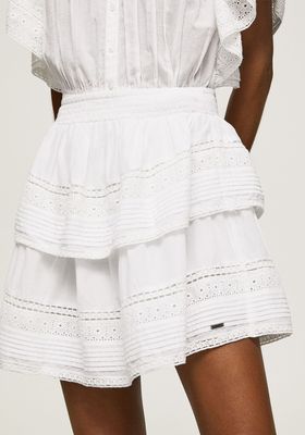 Skirt with Lace Details