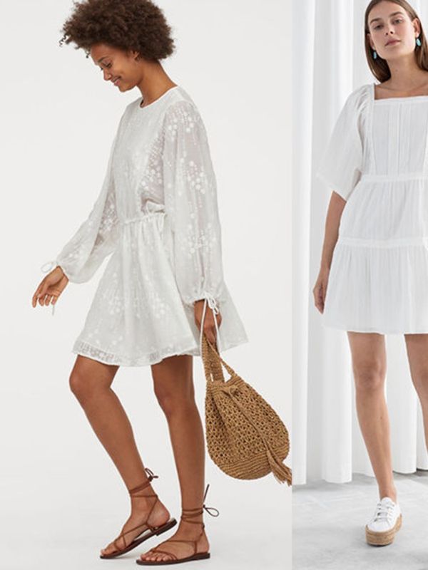 18 Little White Dresses To Buy Now