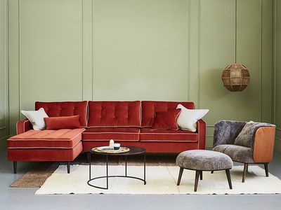 Harper Modern Chaise Corner Sofa
