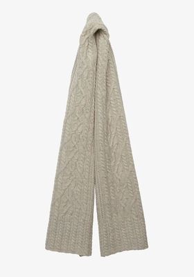 Joetta Cable Knit Scarf