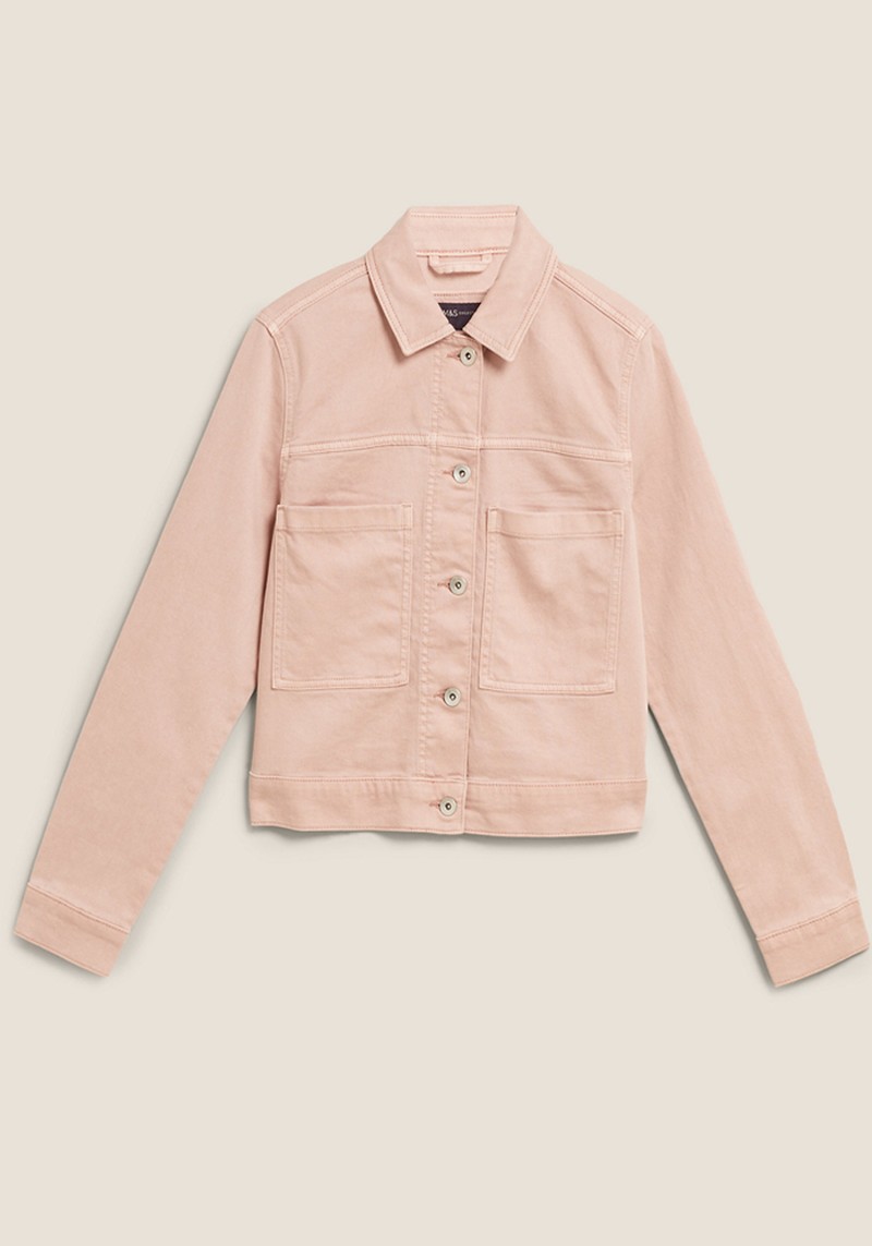 Denim Cropped Jacket