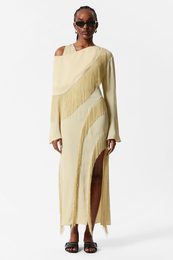 Fringe Maxi Dress