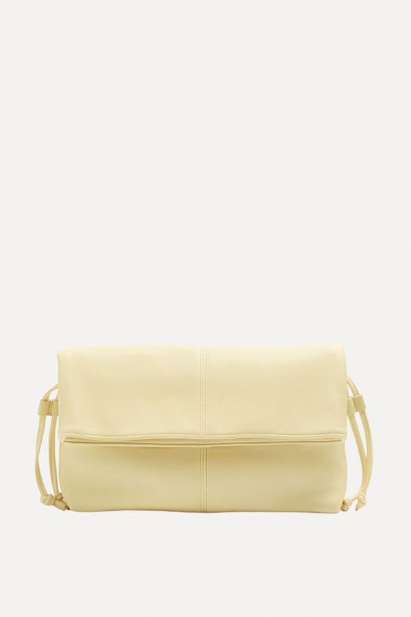 Ruched Fold Over Clutch Bag from Marks & Spencer
