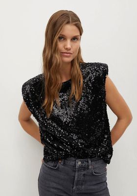 Sequined Top, from Mango