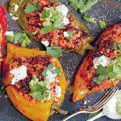 Stuffed Poblano Peppers