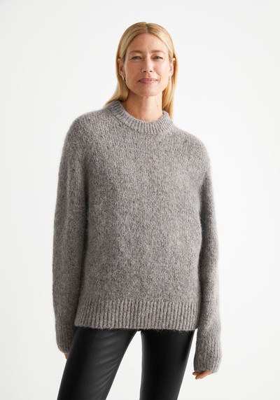 Oversized Alpaca Wool Jumper