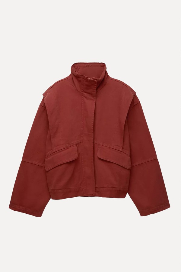 Jacket With Patch Pockets