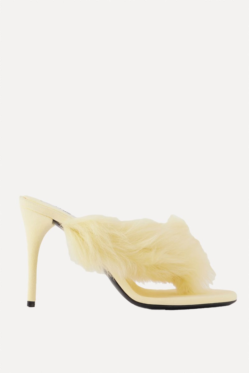 Shearling Mules from ALAÏA 