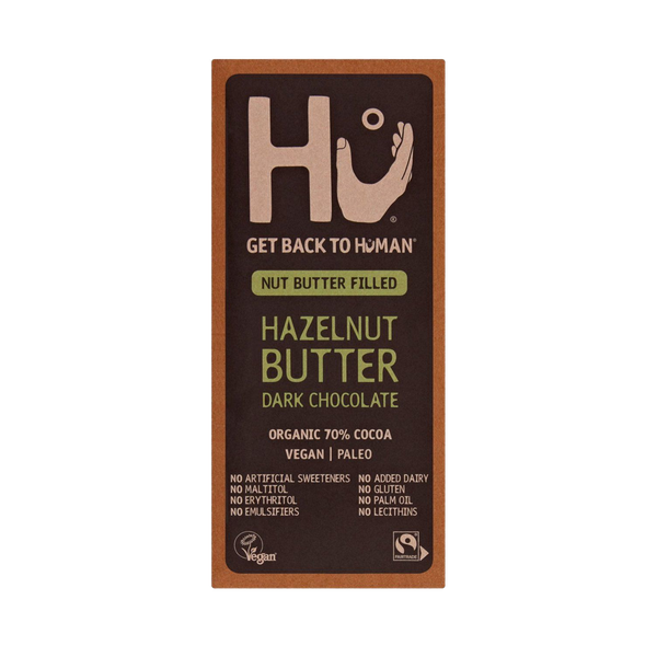 Hazelnut Butter Dark Chocolate Bar from Hu