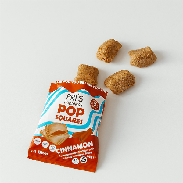 Pop Squares, Cinnamon from Pri's Puddings