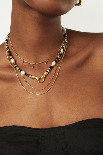 In Good Hands Beaded Necklace, £149 | Missoma X Harris Reed 