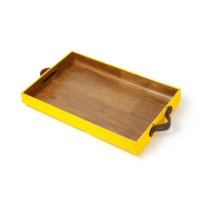 F-Tray Small In Smoke Yellow