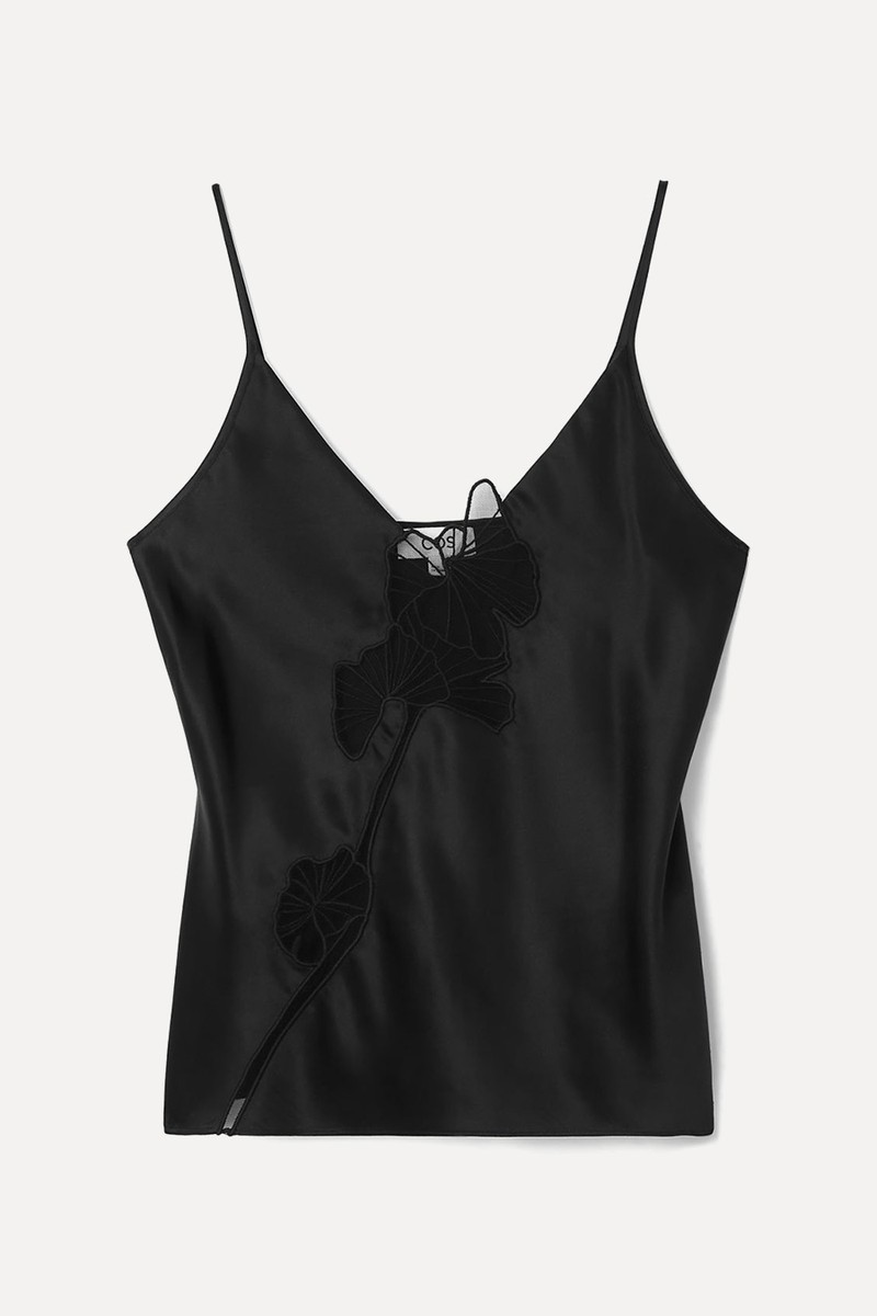 Lace Panelled Silk Camisole from COS