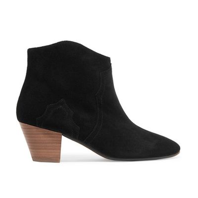 Dicker Suede Ankle Boots from Isabel Marant