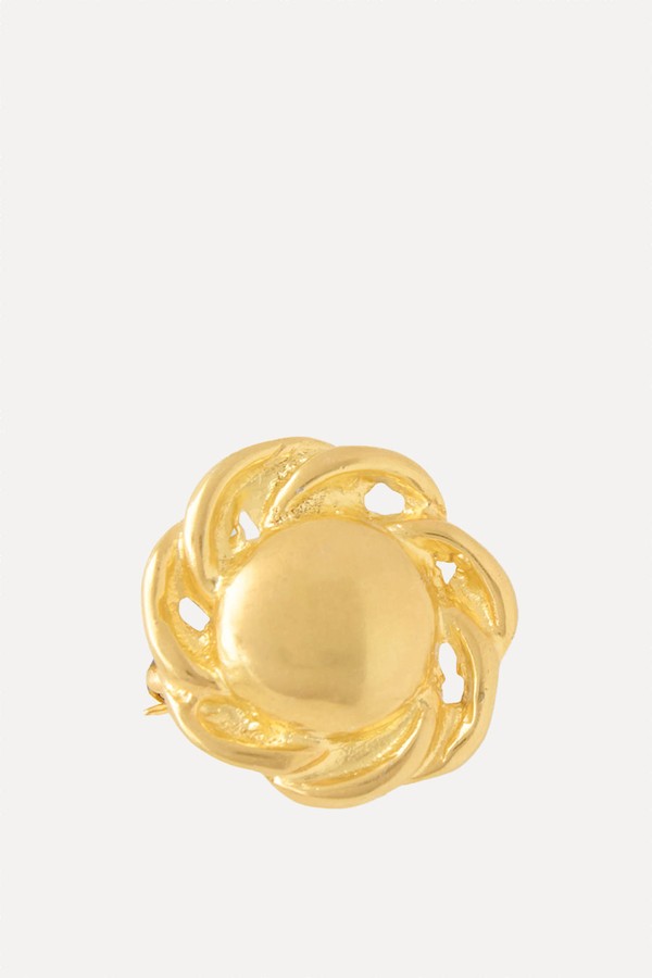 Echo Idyll Gold-Plated Brooch from YSSO 