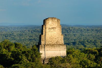 Pyramid In Tikal Peten