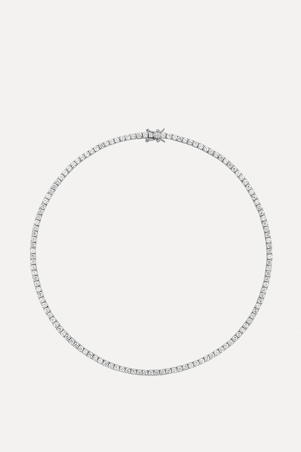 Moss Round Cut Riviere Necklace from Dorsey