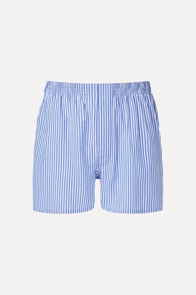 Woven London Striped Boxer Shorts from Uniqlo