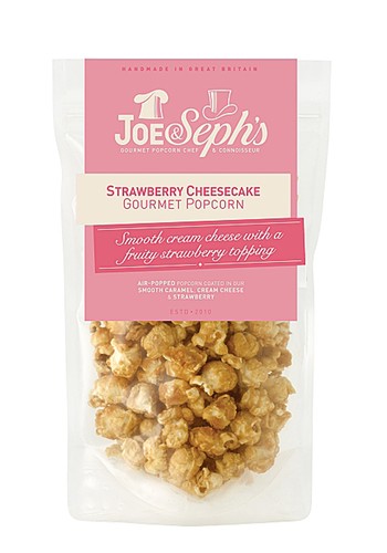 Strawberry Cheesecake Popcorn from Joe & Seph's