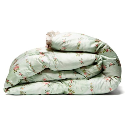 Floral-Print Satin Eiderdown from Preen By Thornton Bregazzi