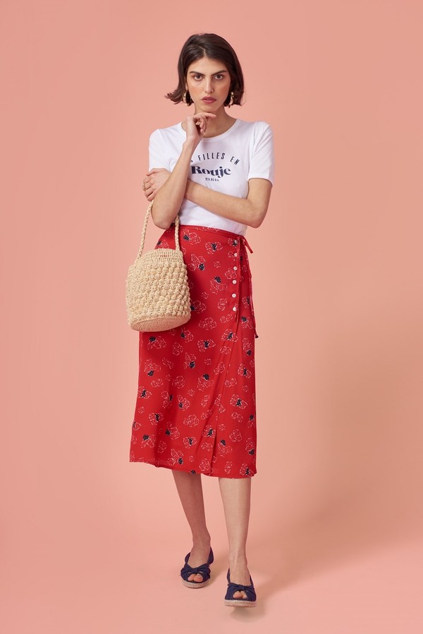 Gloria Skirt In Red