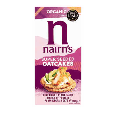 Organic Super Seeded Flaxseed, Chia & Sunflower Oatcakes from Nairns
