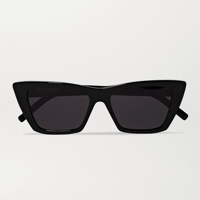 Mica Cat-Eye Acetate Sunglasses from Saint-Laurent