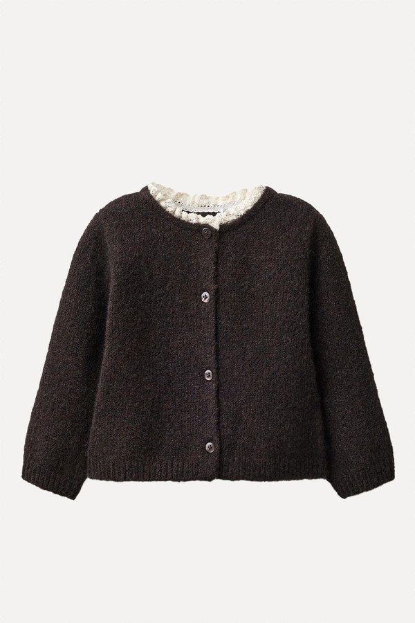 2-In-1 Lace Knit Jumper Jacket With Wool from Zara