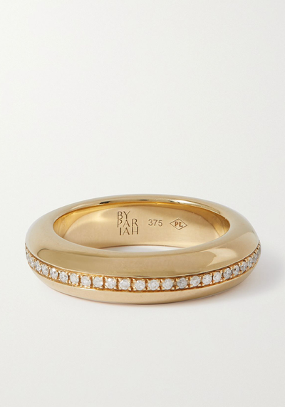 The Victoria 9-Karat Recycled Gold Diamond Ring from By Pariah