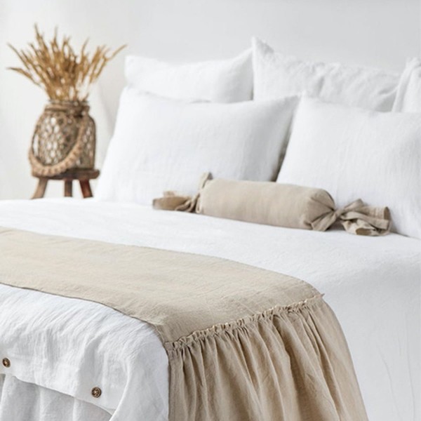 Ruffled Bed Runner