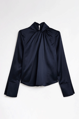 Satin Twist Detail Blouse from River Island