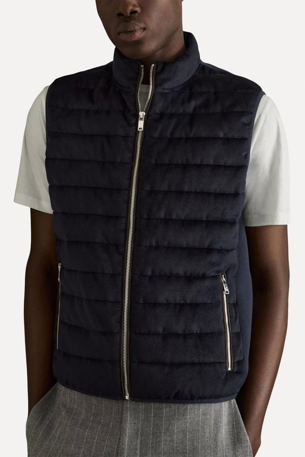 Field Quilted Gilet from Reiss