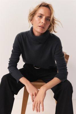 Cashmere Roll Neck Jumper from The White Company