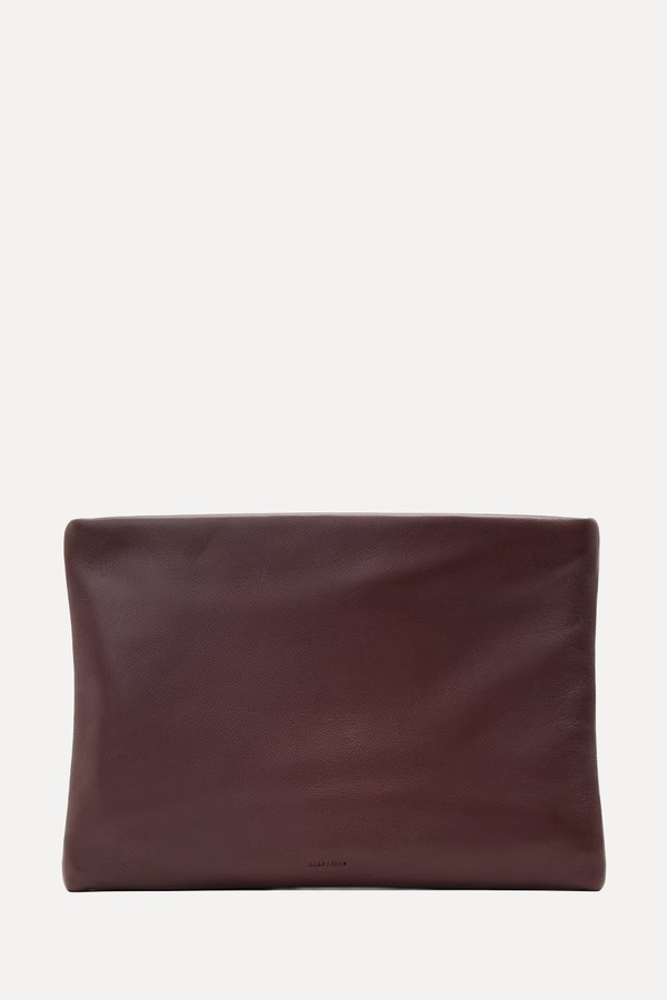 Bettina Leather Clutch Bag