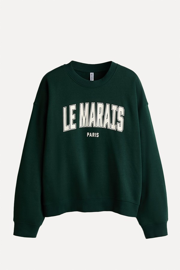 Print-Motif Sweatshirt from H&M