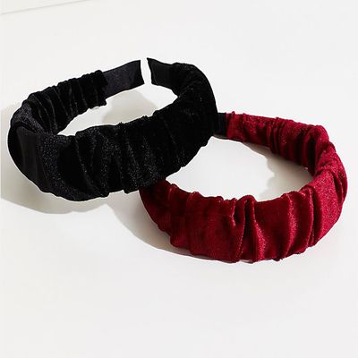 Velvet Ruched Headband from Free People
