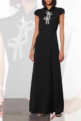 Stretch-Crepe Maxi Dress from Self Portrait