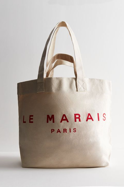 Le Marais Cotton Tote Bag from New Look