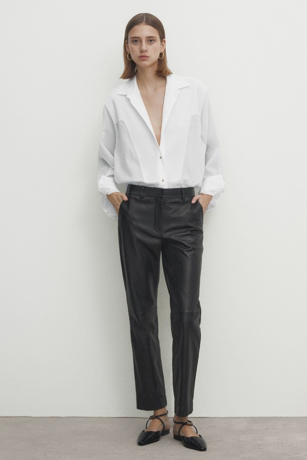 Nappa Leather Chino Trouser 