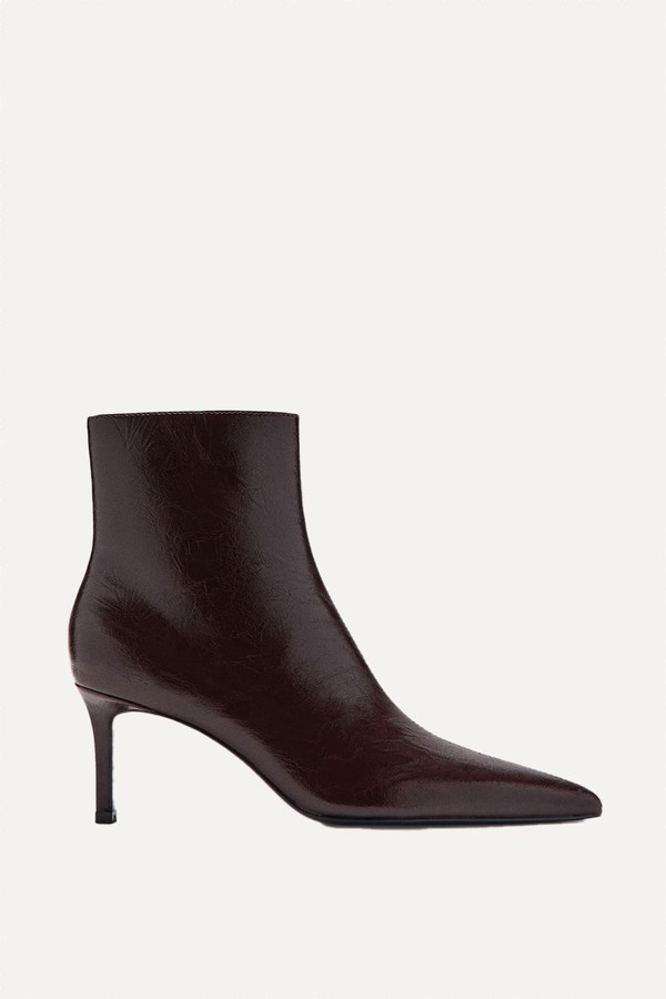 Pointed Heel Ankle Boots from Mango