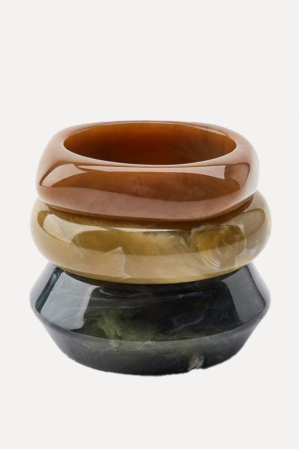 Set Of 3 Resin Bracelets from Zara