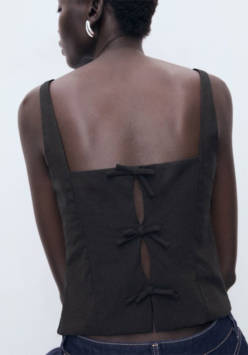 Top With Bows On The Back