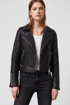 Conroy Leather Biker Jacket from AllSaints