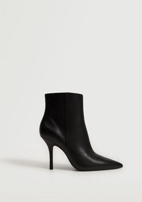 Pointed Heel Ankle Boot from Mango